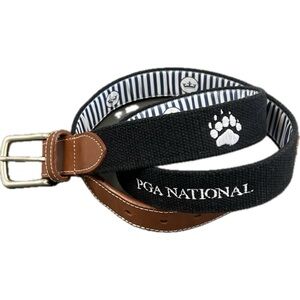 Peter Millar Belt Men's Size 40 Leather Cotton Canvas PGA
National Bear Paw Golf